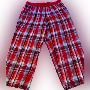 CACIQUE PLAID COTTON Flannel PAJAMA PANTS